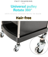 Greenlife ® Salon Trolley Cart Aluminum Board with Silicone Hairfree wheels with ABS Trays 4 Drawers Star - 461 - GreenLife - Salon Trolley